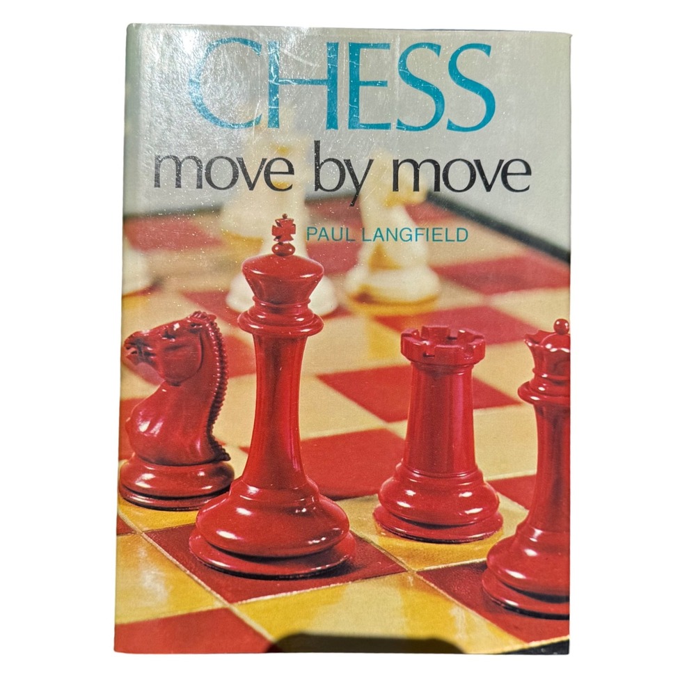 Chess Move by Move Paul Langfield Chess Strategy Guide‎ Book Vintage 1970
